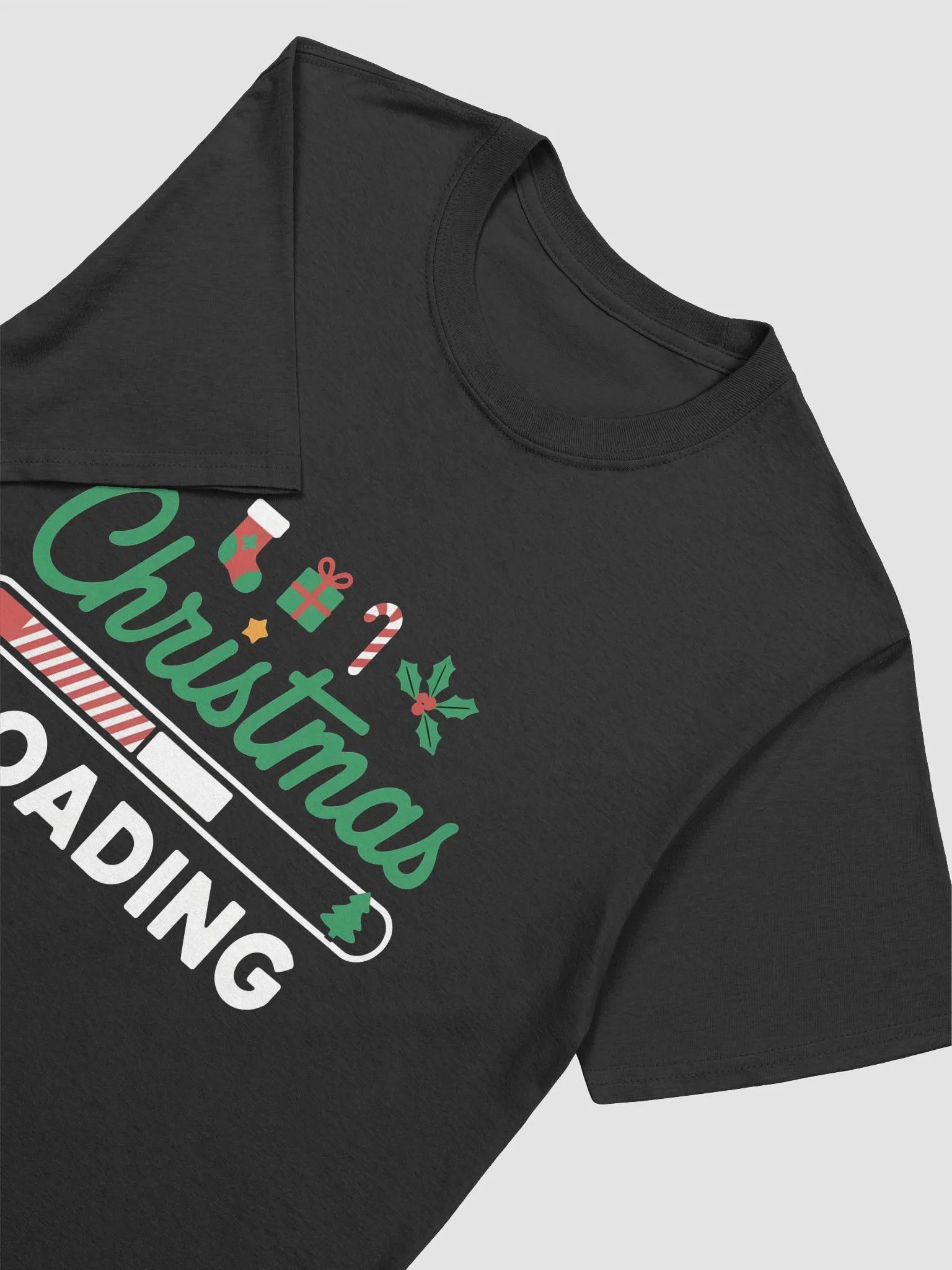 Christmas Loading T-Shirt | Funny Holiday Preparation Tee | Festive Christmas Countdown Shirt product image (3)
