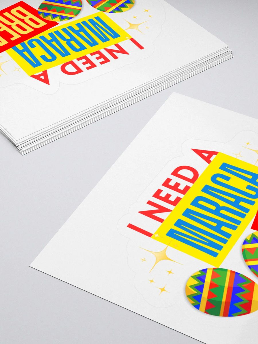 "I Need A Maraca Break" sticker product image (3)