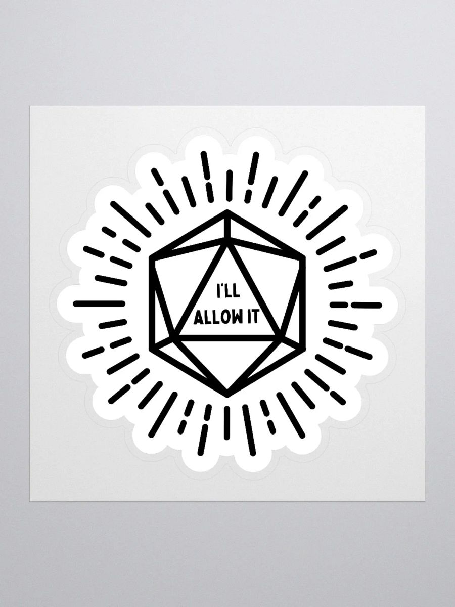 I'll Allow It Kiss Cut Stickers product image (1)