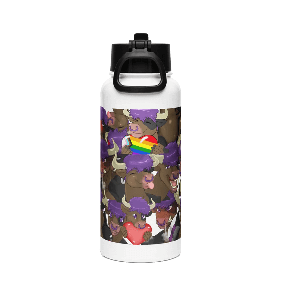 Yuuma Emote Collage SS Water Bottle product image (2)