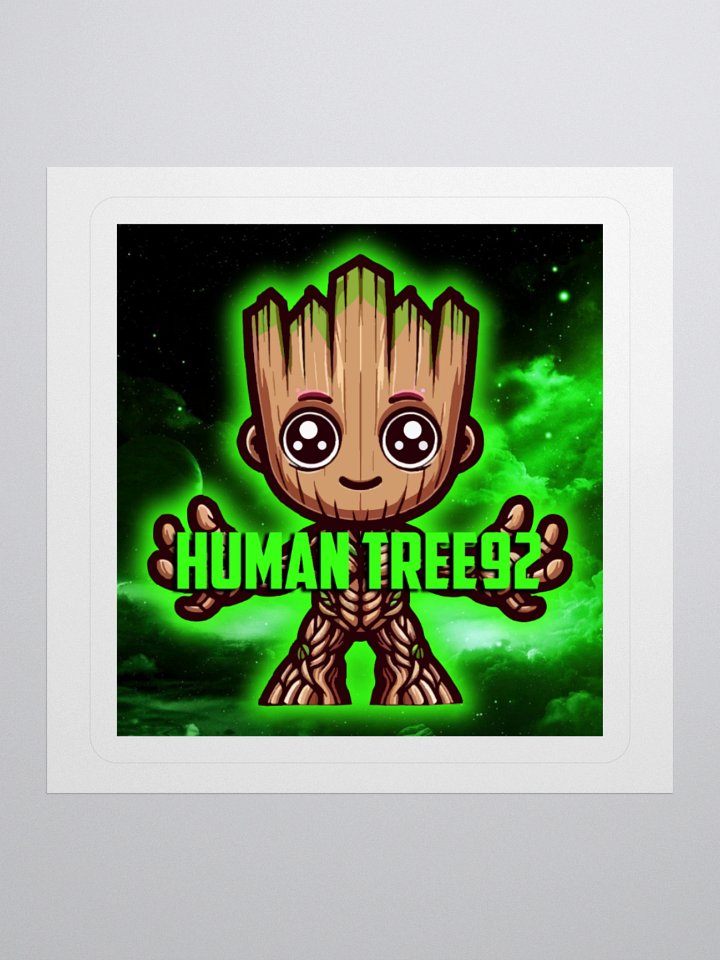 Kiss Cut Sticker Green Glow Full product image (1)