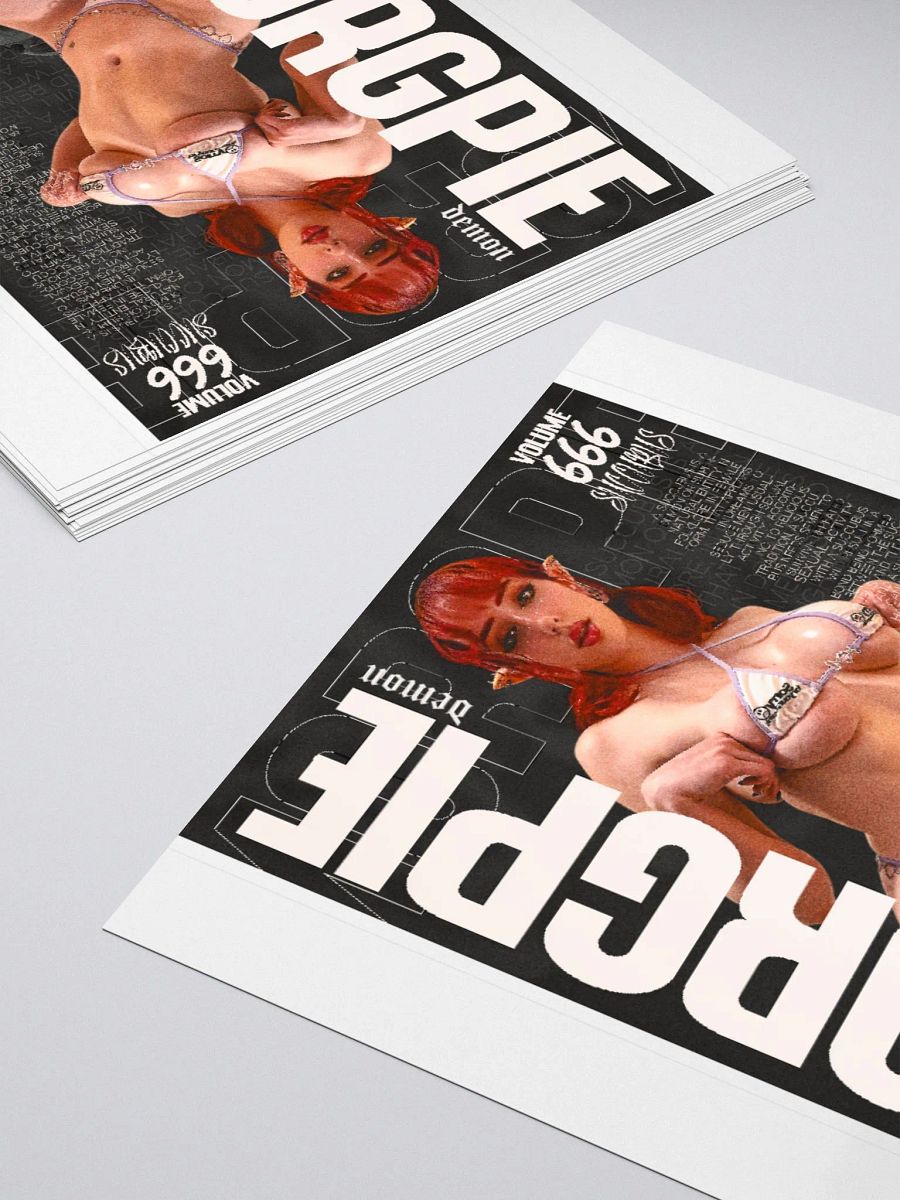 666 MAGAZINE COVER STICKER product image (5)