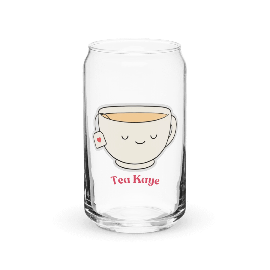 Tea Cup Iced Coffee Glass product image (1)