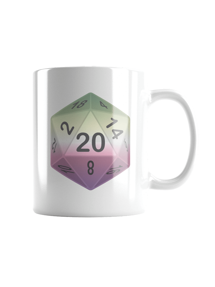 Genderfae Pride D20 Mug product image (1)