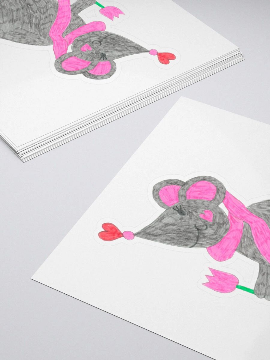 Tulip mouse sticker product image (4)