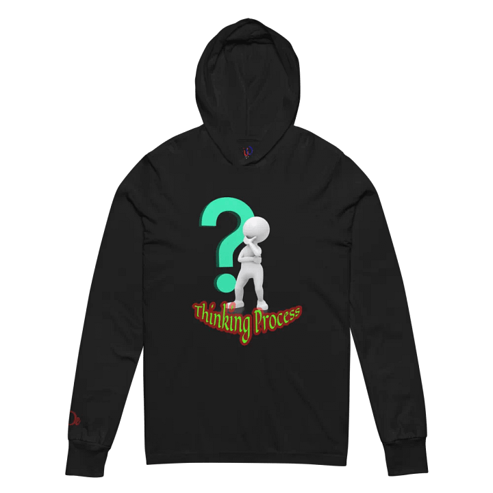 Thinking Process Hoodie, Mindful Thoughtwear, Deep Thinking Mode, Loading Thoughts Hoodie, Smart Minimalist Fashion, Creative Process Hoodie product image (7)