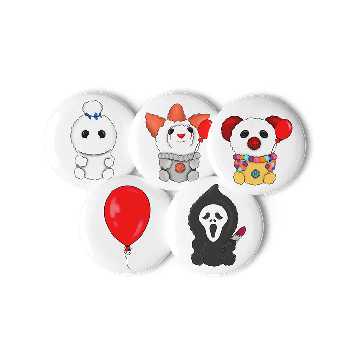 Emotional Support Slashers button pack 2 product image (3)