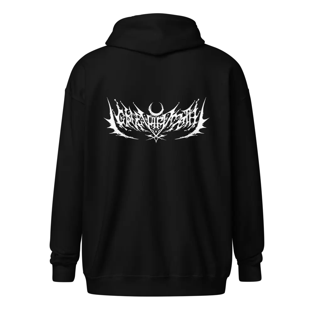 Moth Metal Zip-Up Hoodie product image (2)