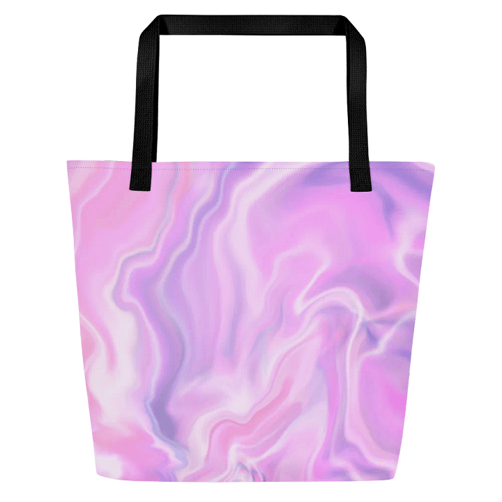 Lavender Swirl - Pastel Dreamscape Tote Bag product image (2)