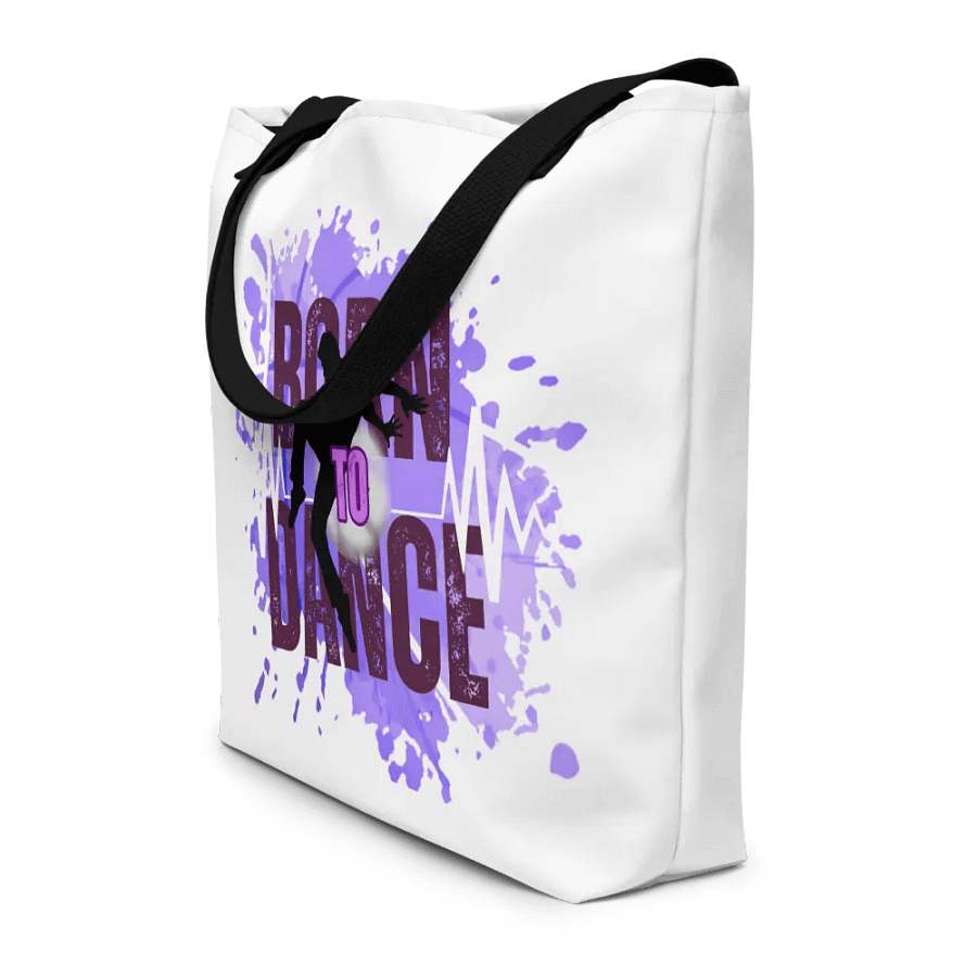 Expressive Born to Dance His Silhouette All-Over Tote Bag product image (12)