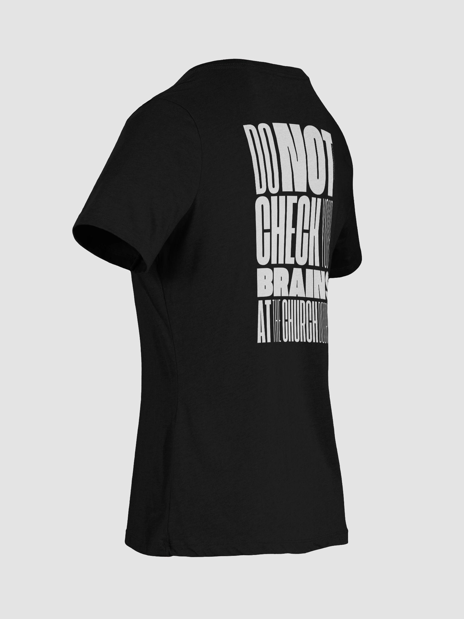 Church Lies Women's Lightweight Relaxed Fit V-Neck Tee product image (9)