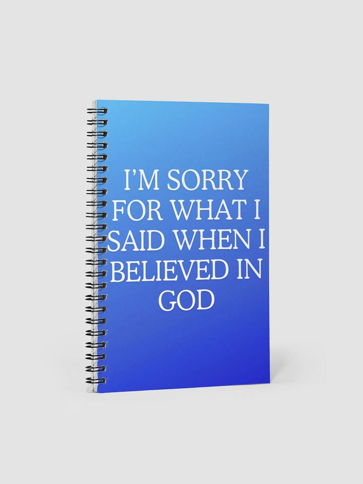 I'm Sorry for What I Said Notebook product image (1)