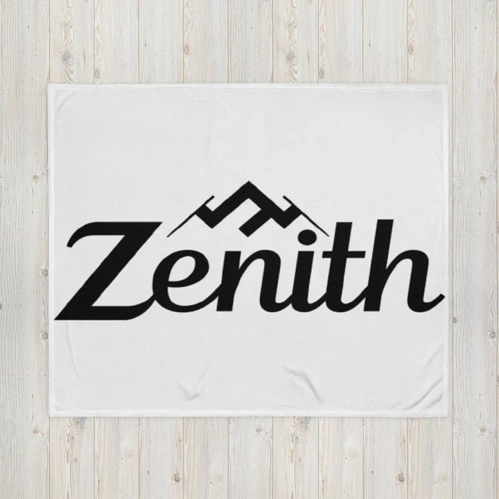 Zenith Peaks White Throw Blanket product image (2)
