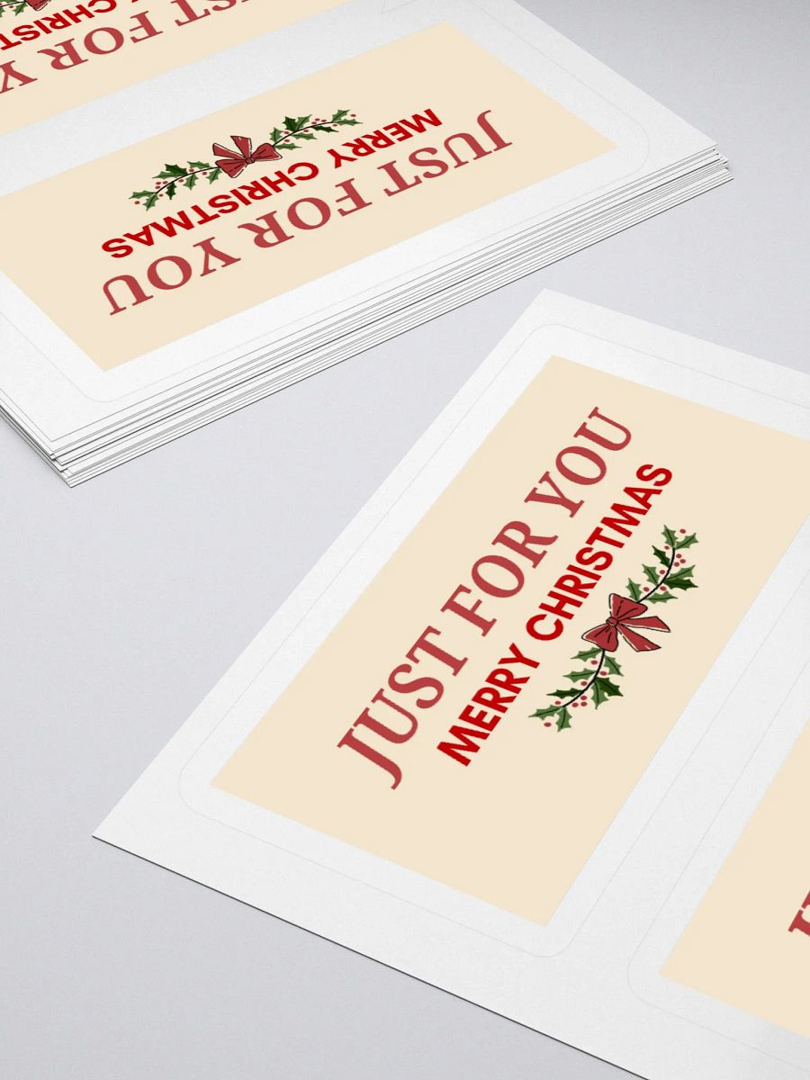 Just For You Merry Christmas Stickers product image (10)