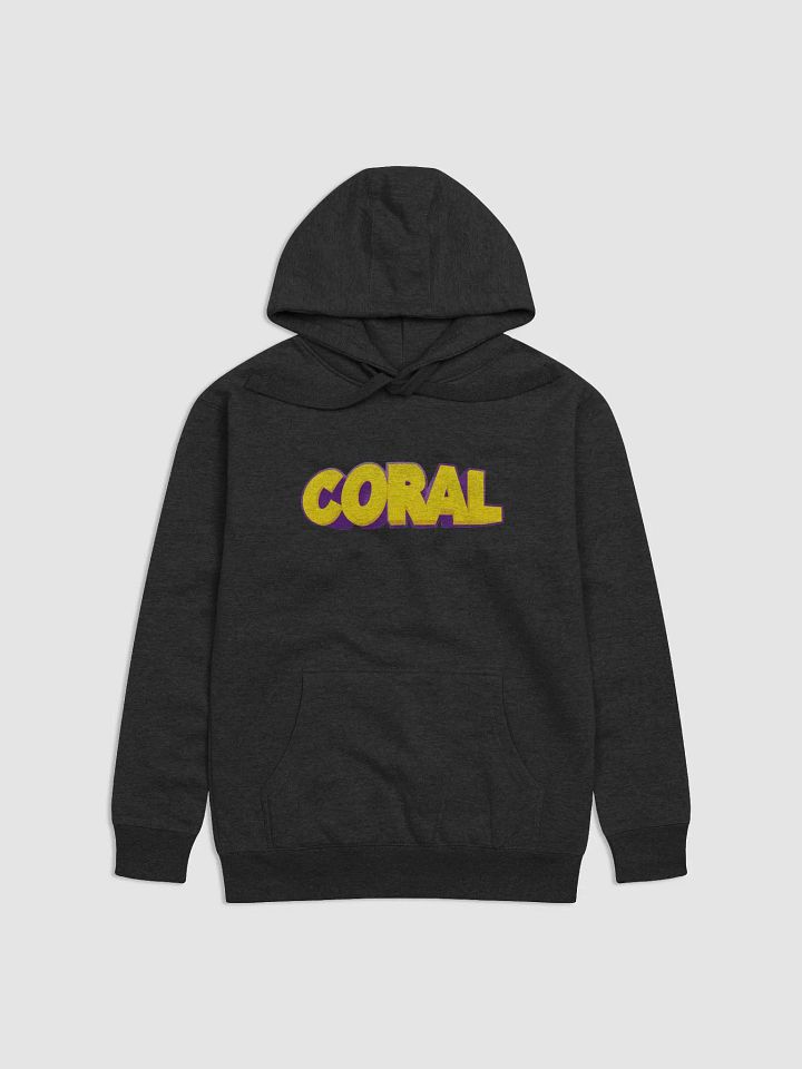Coral Hoodie (Big Logo) product image (1)