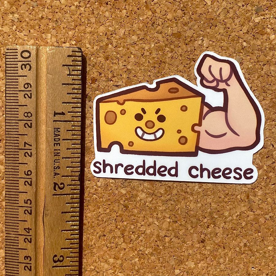 Shredded Cheese Sticker product image (4)