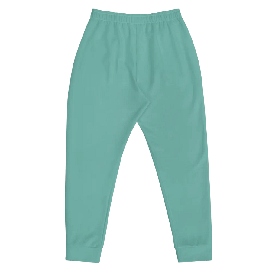 Plain Turquoise Green True Summer Recycled Polyester Premium Men's Joggers by Treasure Pie product image (5)