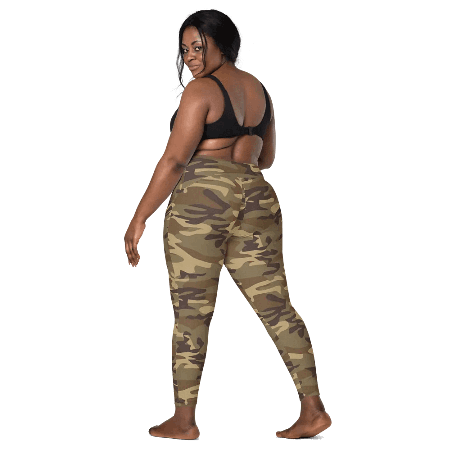 Green Camo Leggings with Pockets product image (3)