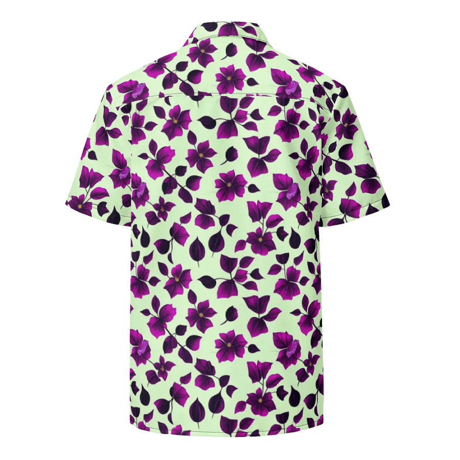 Floral Pattern Pua Melia Flowers Hawaiian Shirt product image (2)