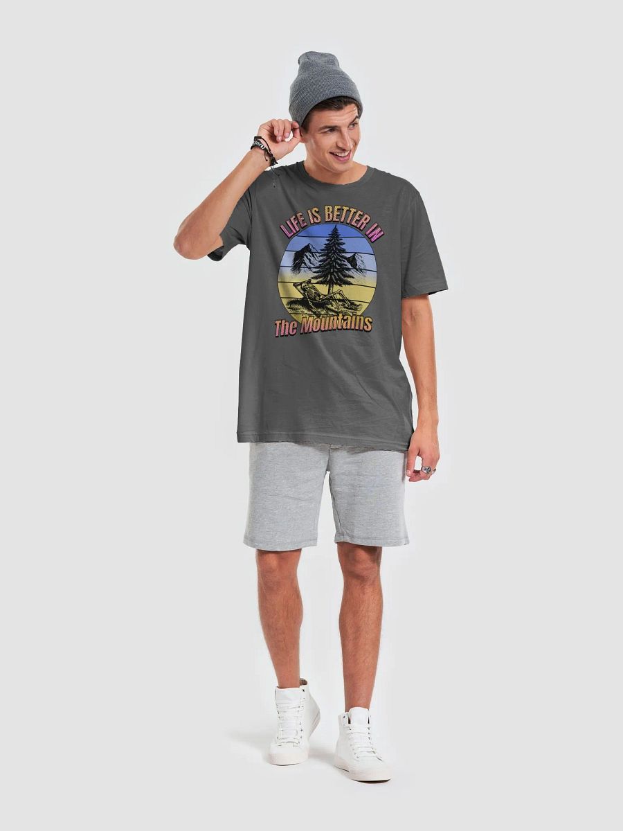 Life Is Better In The Mountains Skeleton T-Shirt product image (4)