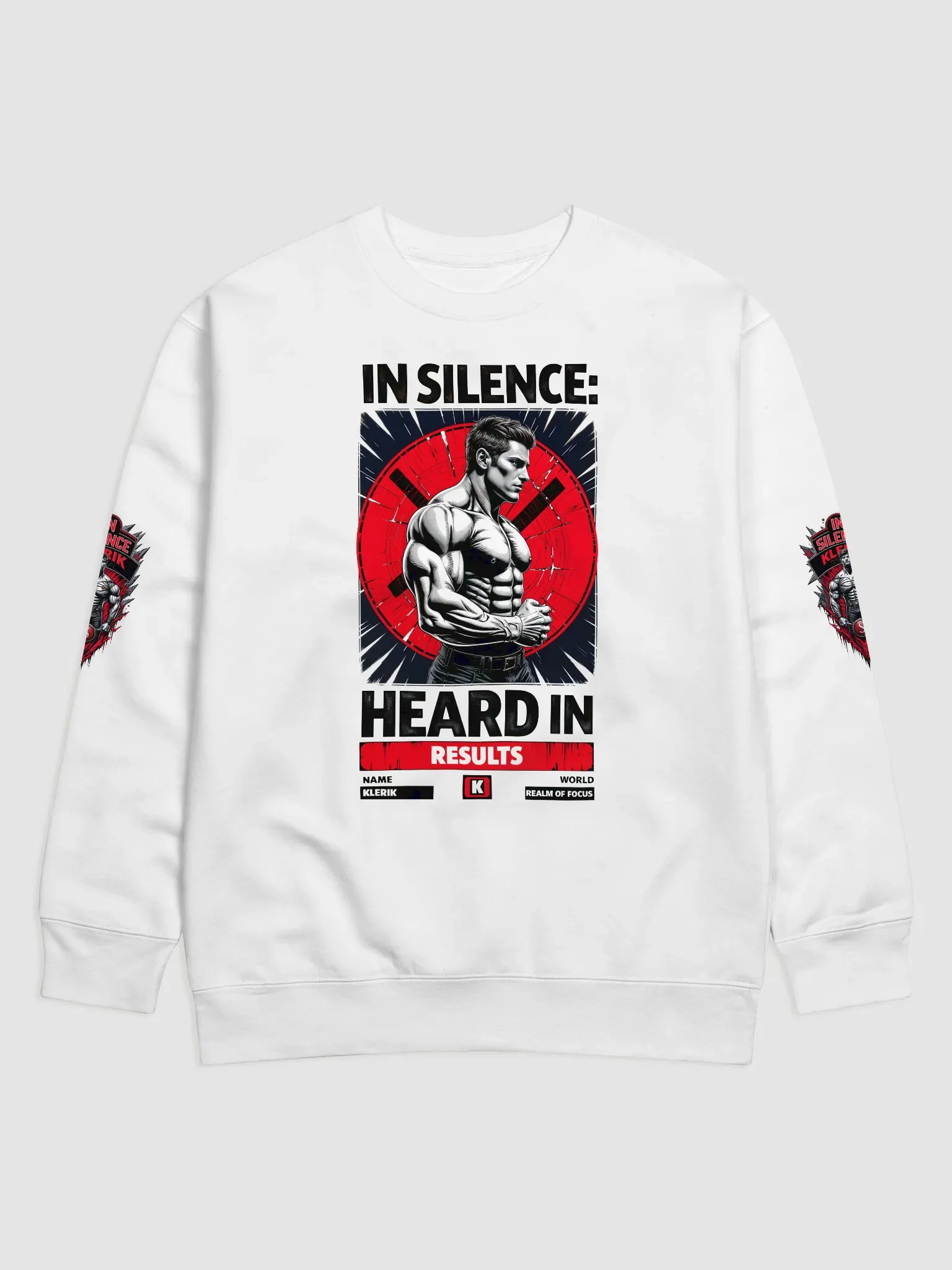 Silent Strength Sweatshirt - IN SILENCE HEARD IN RESULTS product image (1)