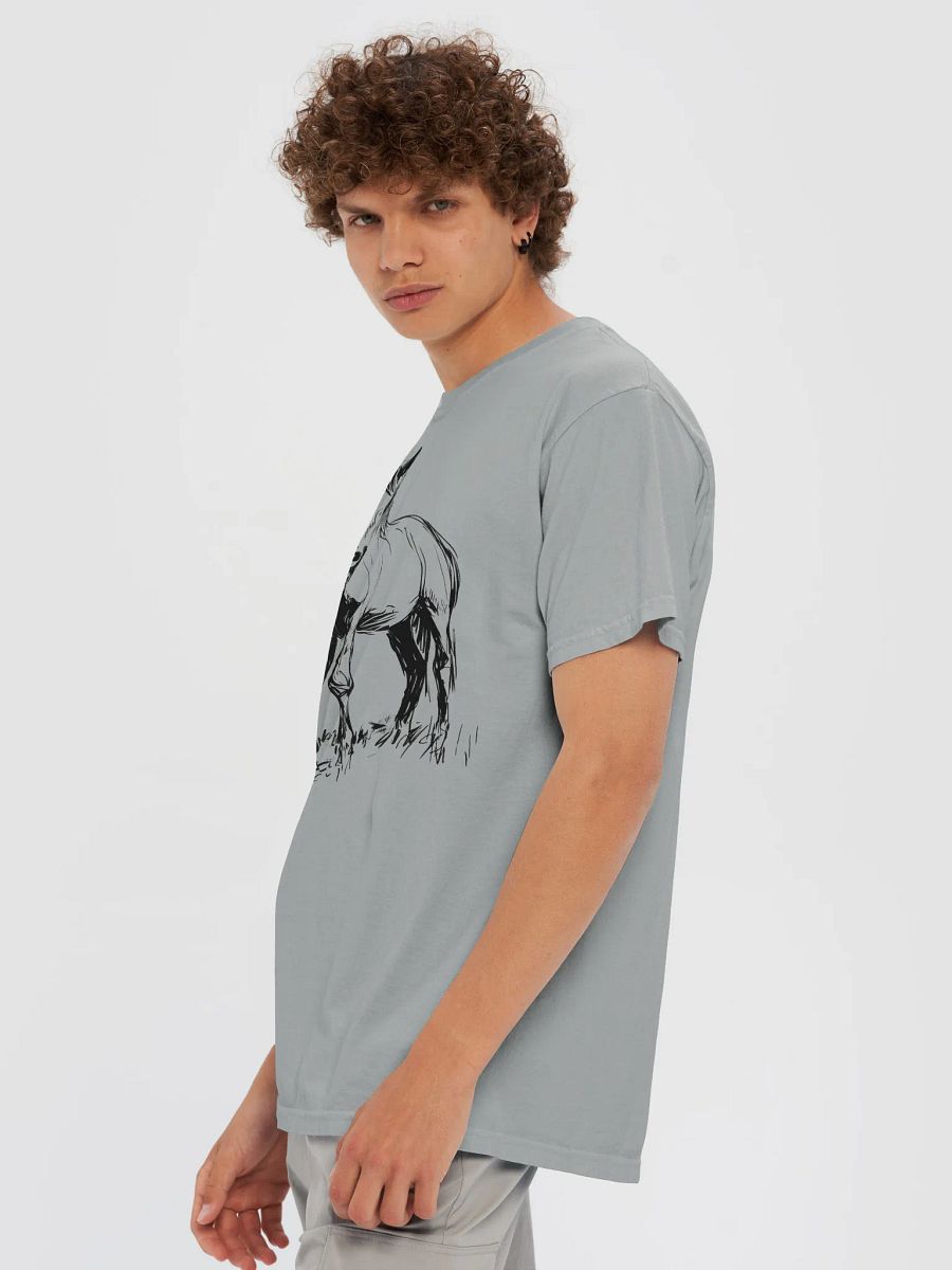 Pasture Morning – Horse & Barn Line Art Tee product image (4)