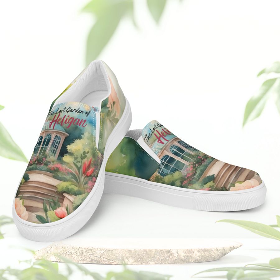 The Lost Garden of Heligan All Over Print Slip On Shoes product image (8)