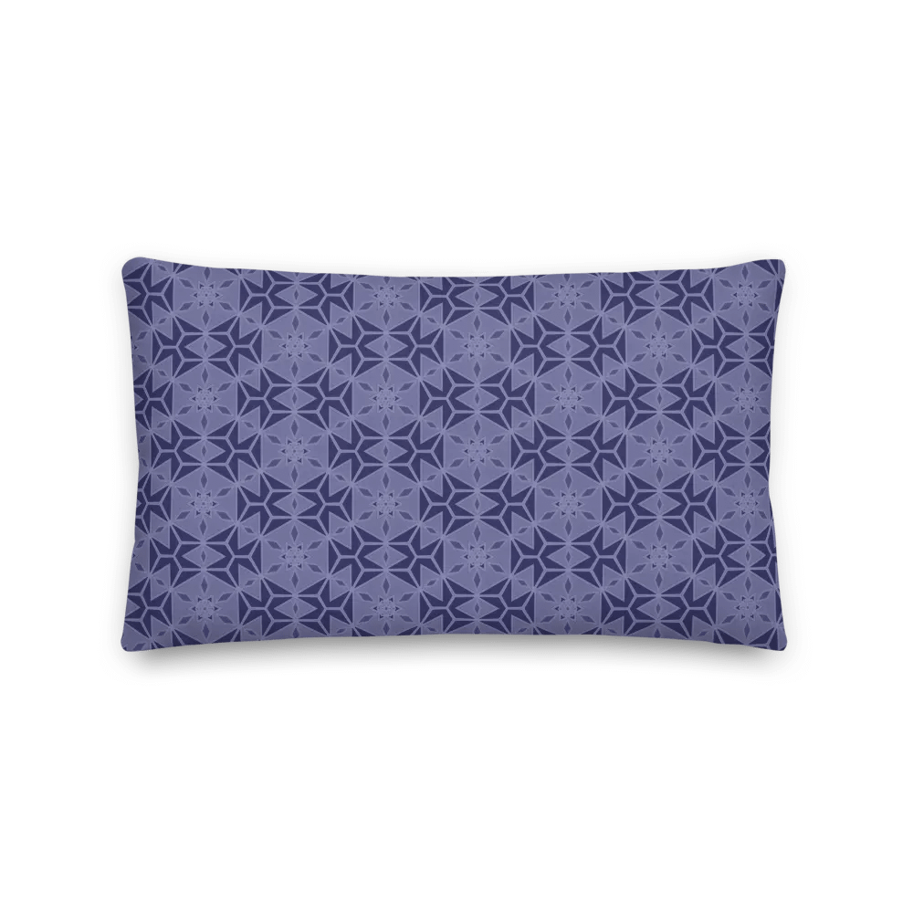 Navy clover premium pillow (Reversible and in 3 sizes/shapes) product image (2)
