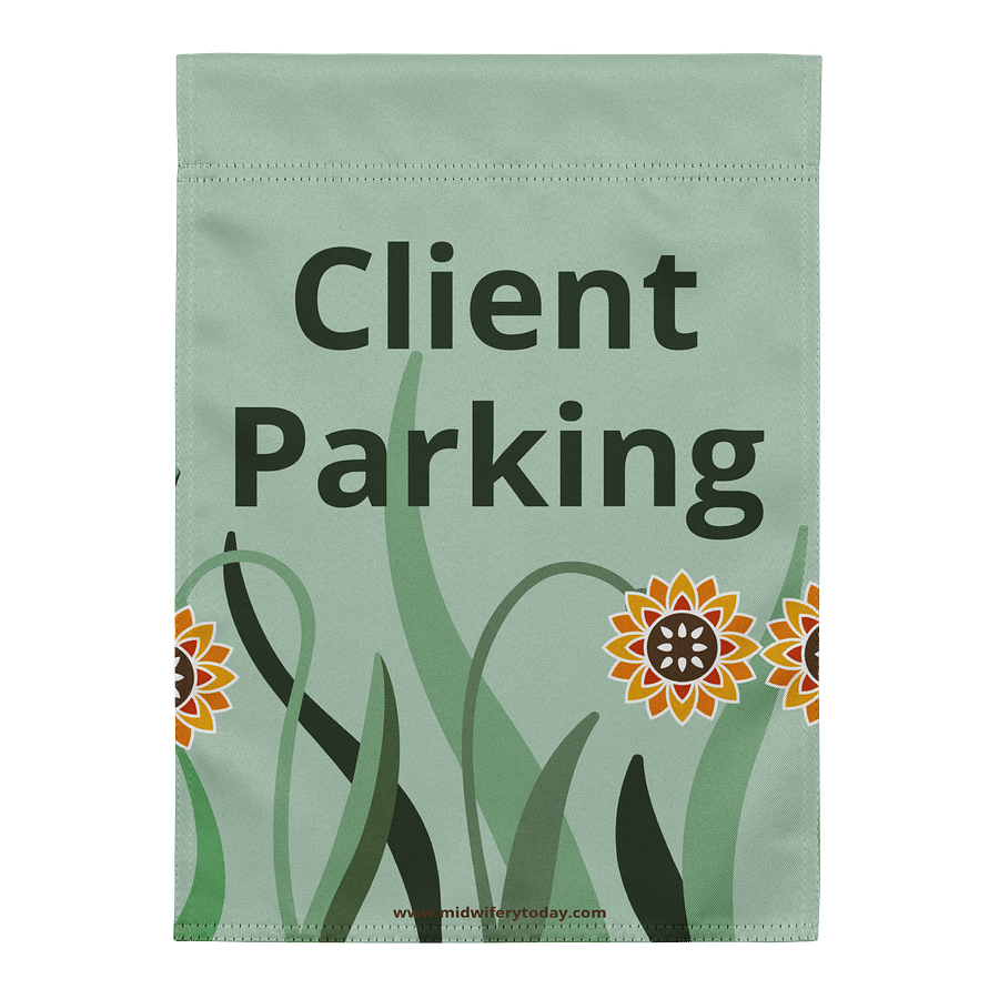 Client Parking Flag - Flower Garden product image (1)
