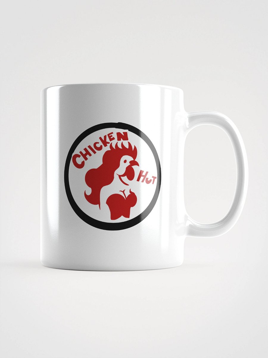 The Chicken Hut Logo White Glossy Mug product image (2)