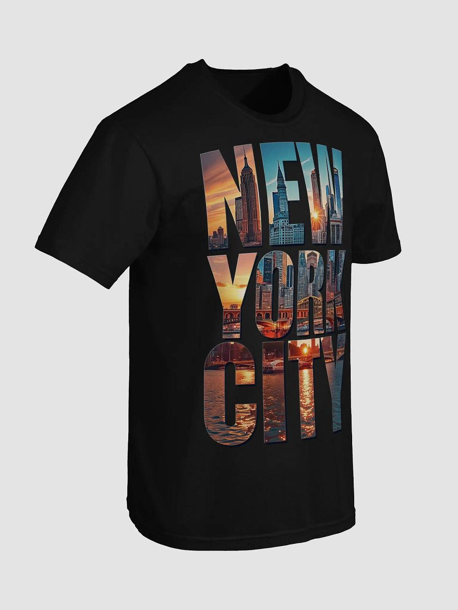 Bold New York City Skyline T-Shirt – Urban Color Pop Design product image (7)