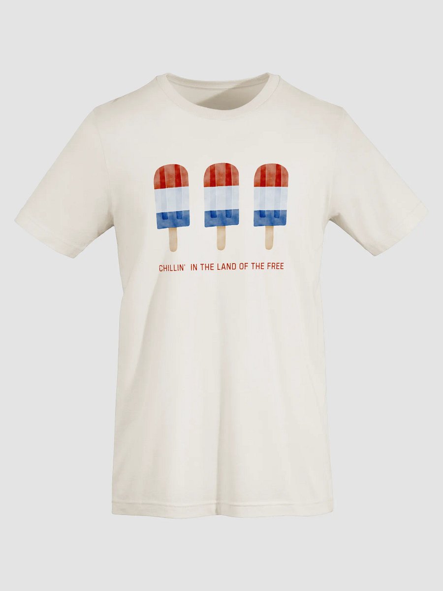 Chillin’ in the Land of the Free – Patriotic Popsicle Tee product image (7)