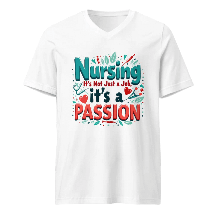 Passionately Nursing V-Neck Tee product image (1)