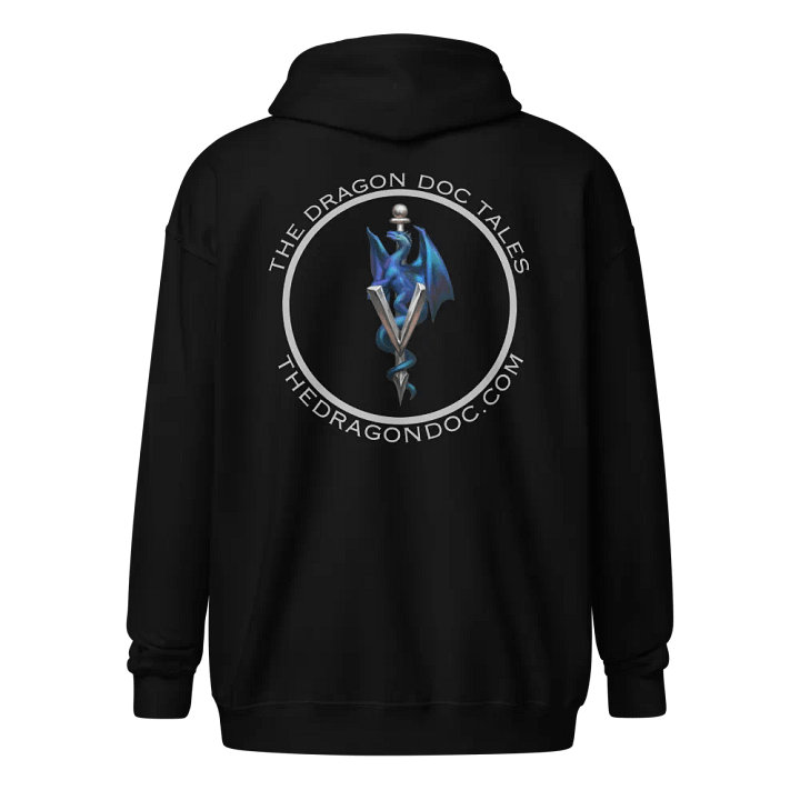 Dragon Doc Heavyweight Full-Zip Hoodie - Black product image (2)