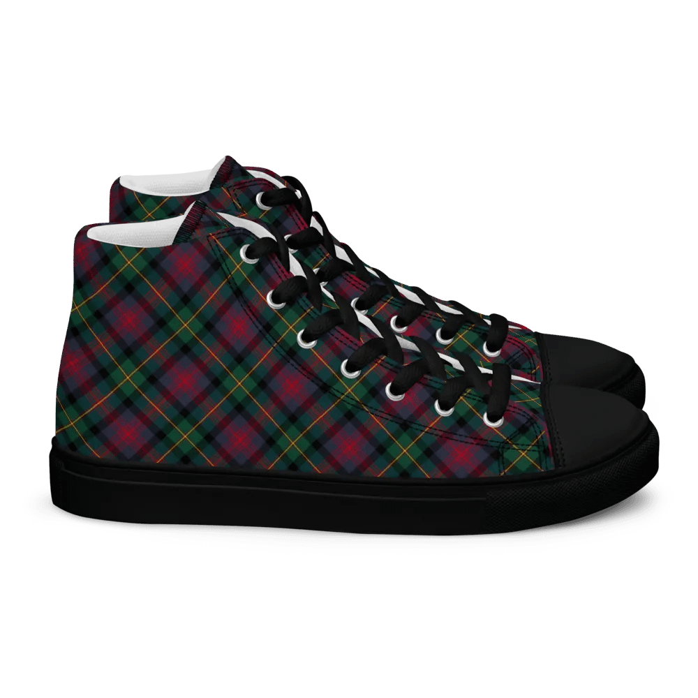 Logan Tartan Men's High Top Shoes product image (3)