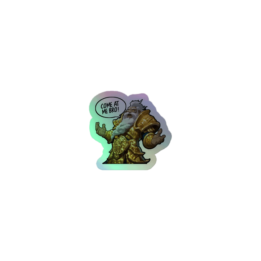 Come At Me emoji sticker holo. product image (1)