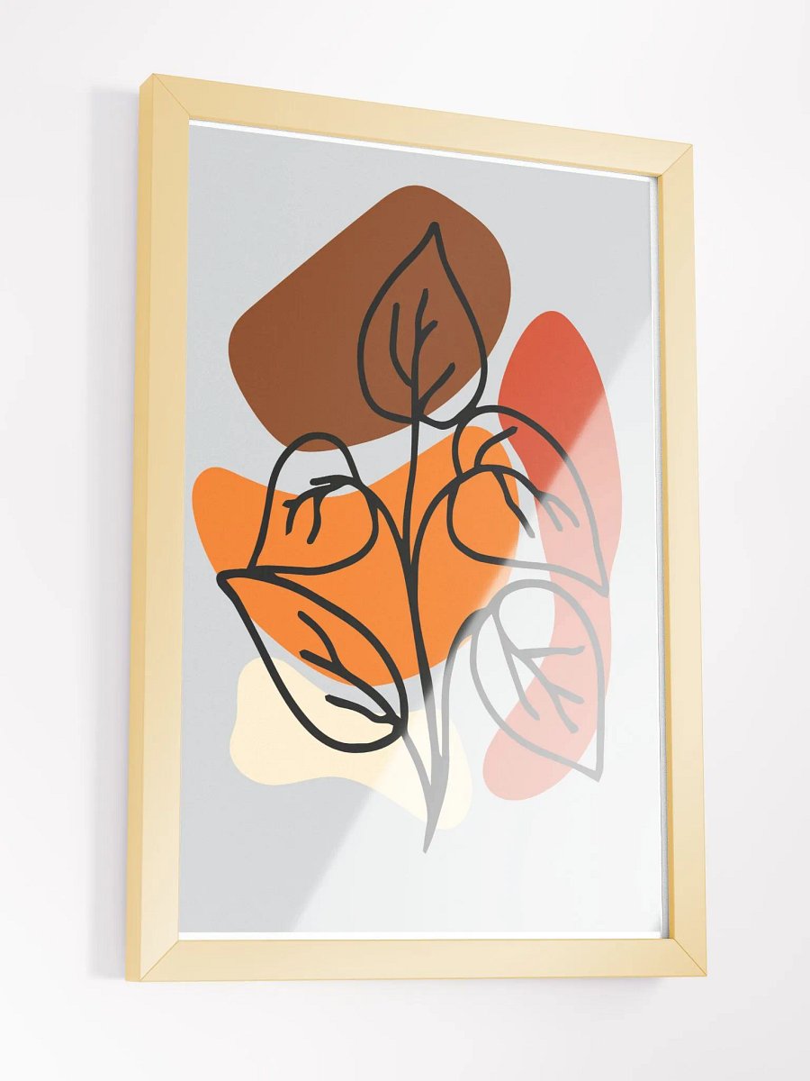 Minimalist Plant Abstract Framed Poster product image (13)