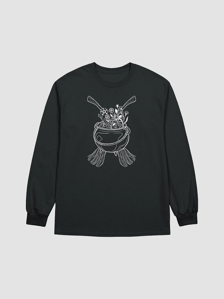 Henbane Coven Crest Cotton Long Sleeve T-Shirt product image (1)