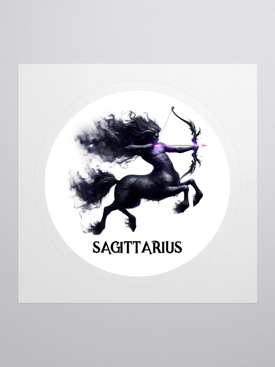 Mythical Sagittarius Zodiac Round Sticker product image (1)