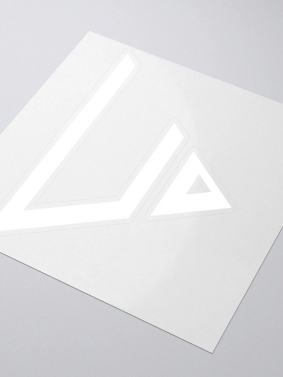 CraytoX Logo Stickers - White product image (3)