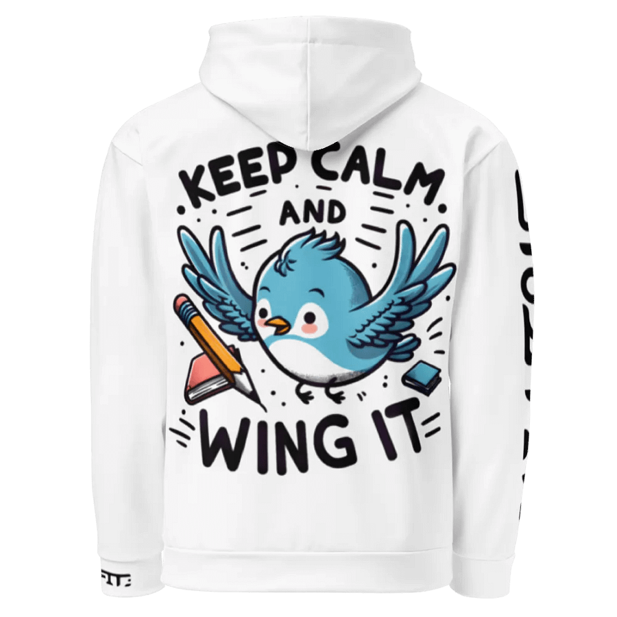 Keep Calm And Wing It - Recycled Hoodie product image (6)