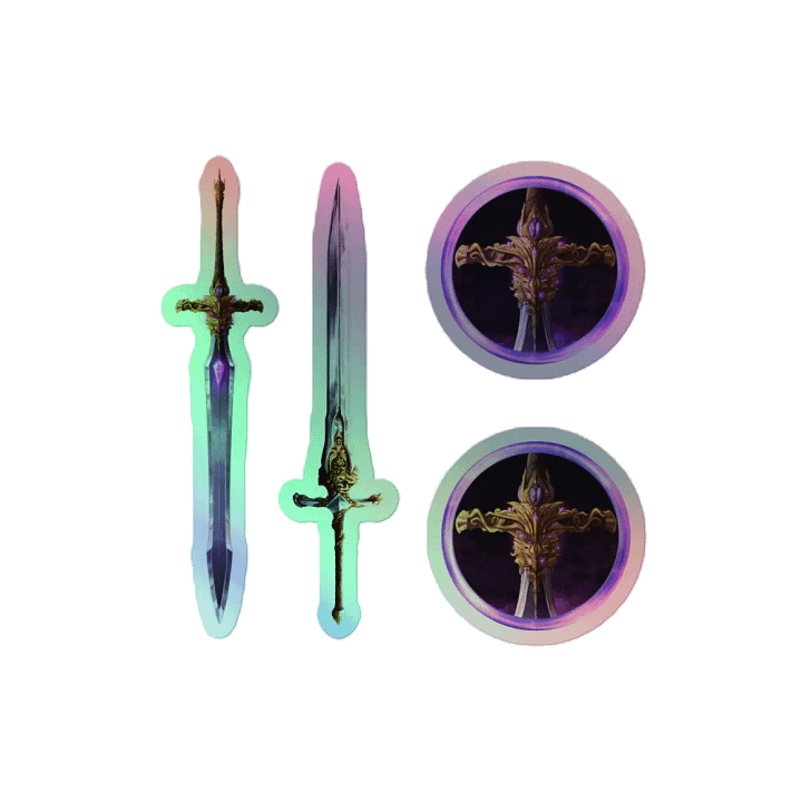 Hazeblade Holographic Sticker Set product image (2)