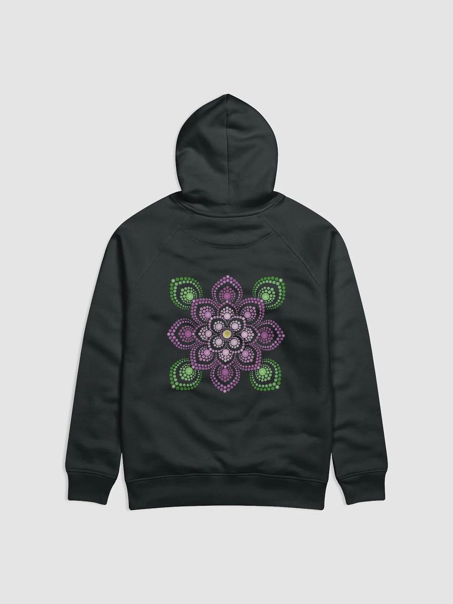 Purple and Green Mandala Unisex Eco Hoodie product image (2)