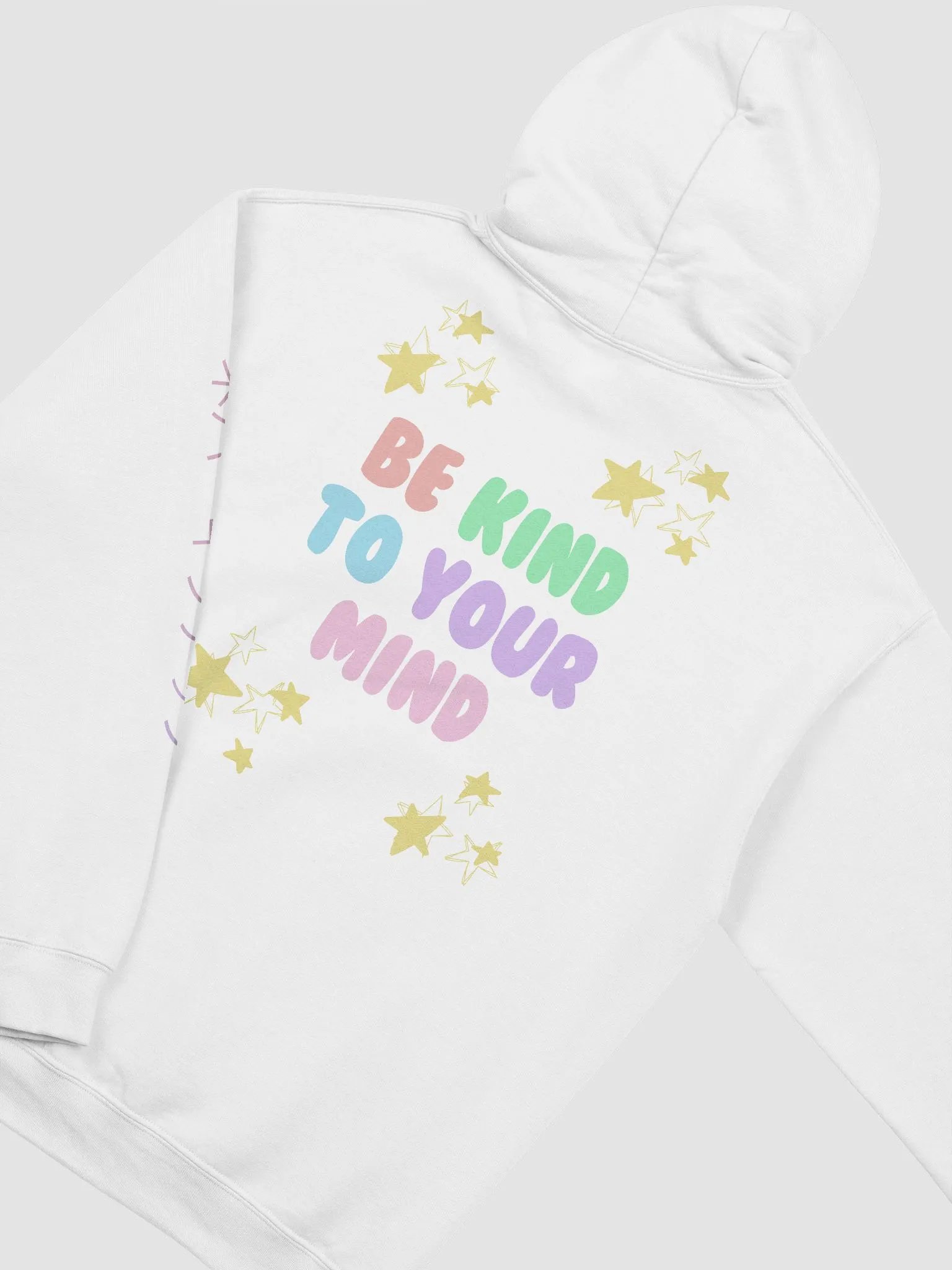 Be Kind To Your Mind Rainbow Hoodie product image (4)