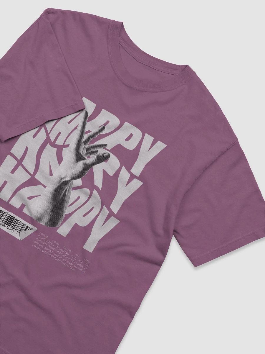 Happy Gesture Barcode T-Shirt product image (3)