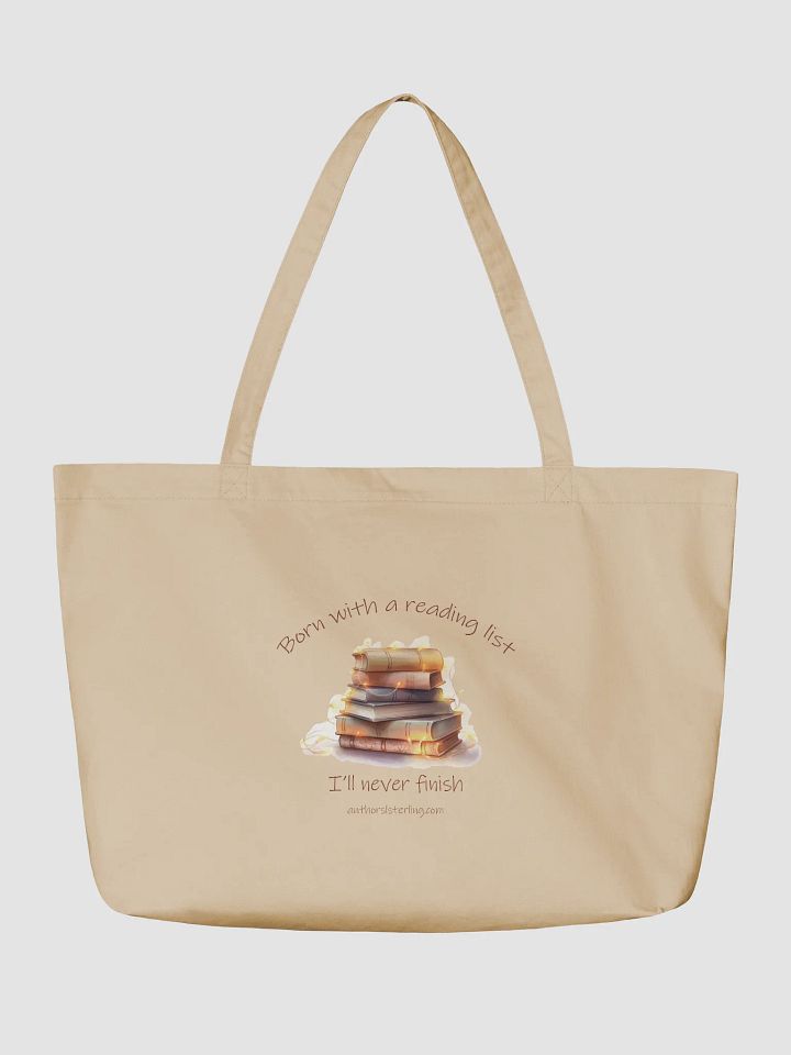 Born with a Reading List Tote product image (2)