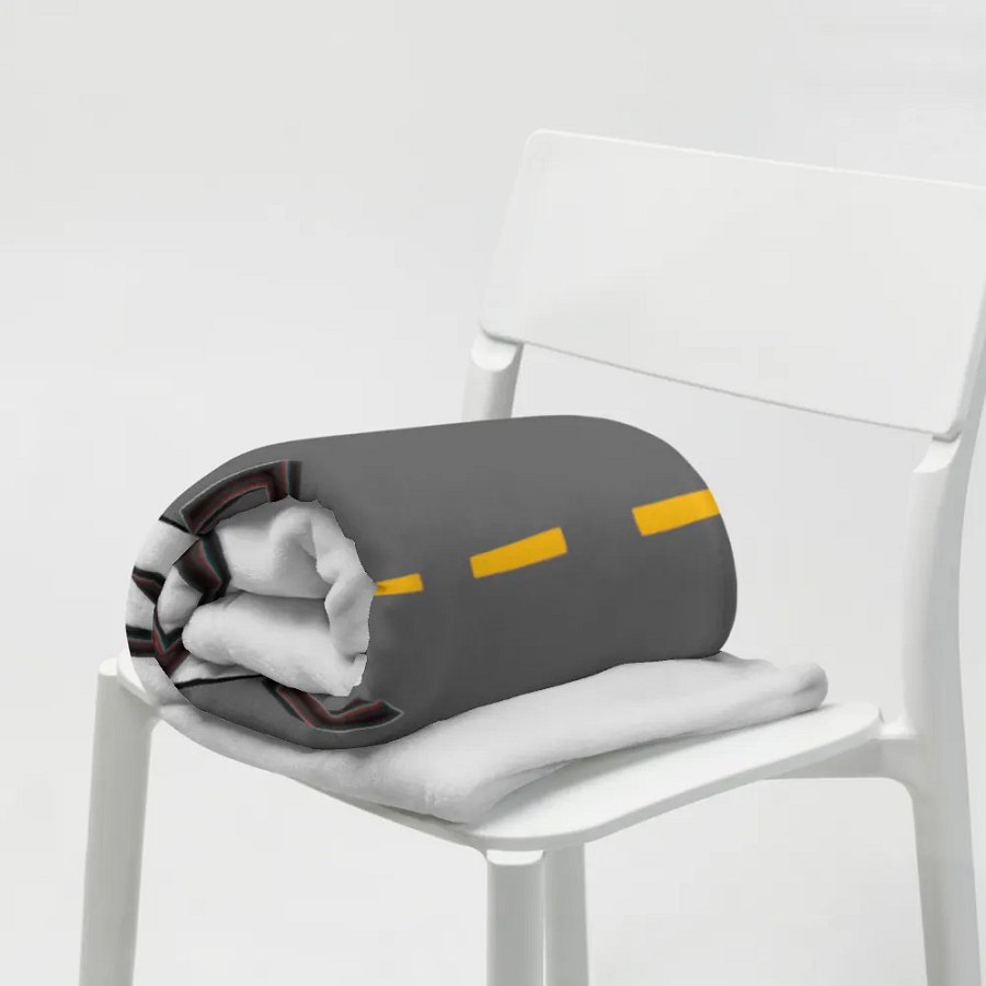 No Retreat - White - Throw Blanket product image (7)