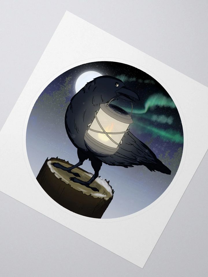 Lantern Crow AURORA Sticker product image (2)