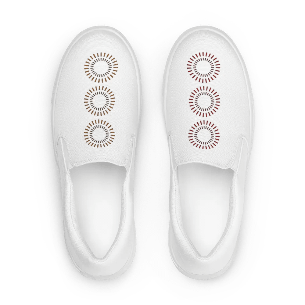 Red Circle Men's Slip-On Canvas Shoes product image (2)