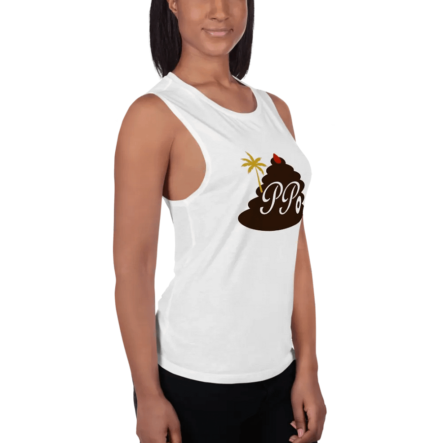 Poop Pees Classic Logo Flowy Muscle Tank product image (49)